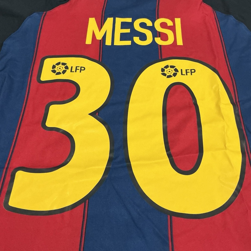 Barcelona FC 2004 MESSI # 30 Home football Nike Jersey size Extra Large - Picture 7 of 8